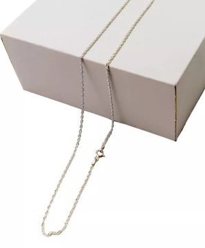 SREBRO - WYRÓB JUBILERSKI ŁAŃCUSZEK 45CM