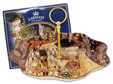 Talerz dekoracyjny - G. Klimt Pocałunek