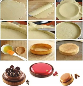 TARTLET MOLD RING PIECZENIE CIASTA CIAST 8 SZTUK