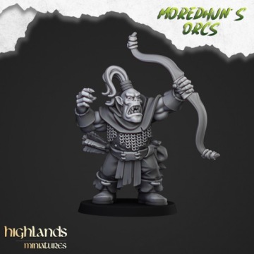 Оркские лучники x5 - Highlands Miniatures