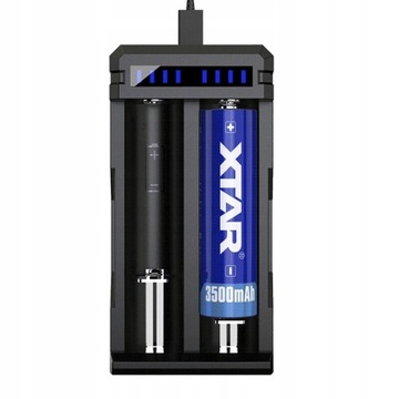 Зарядное устройство для литий-ионных аккумуляторов XTAR SC2 FAST 3A 18650 26650