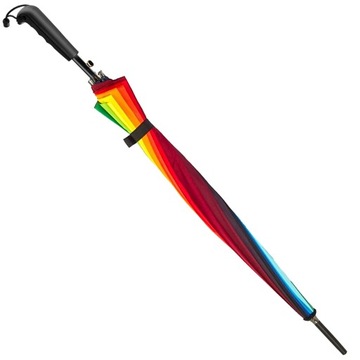 Женский UMBRELLA Автоматический автоматический зонт Rainbow Rainbow Fiber