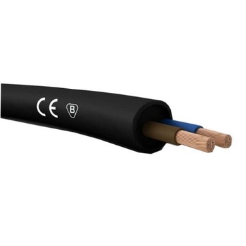 Przewód gumowy OW 2x2,5 300-500V H05RR-F 1m