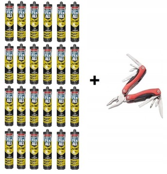 24x SOUDAL KLEJ FIX ALL FIXALL TURBO + MULTITOOL
