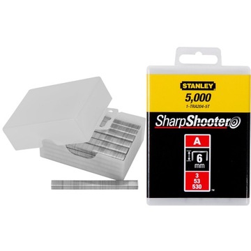 СКОБЫ СТАЛЬНЫЕ ТИП А 6ММ 5000ШТ STANLEY