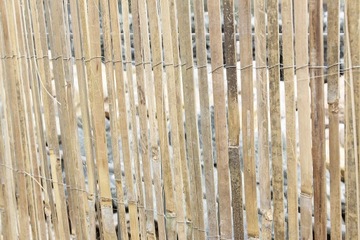 Бамбуковый коврик ЗАЩИТНОЕ ПОКРЫТИЕ для ограждения балкона террасы BAMBOO FENCE 1,2x5