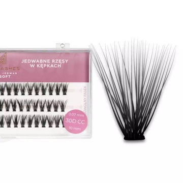 30D SUPERSOFT | Rzęsy kępki - ManyLashes C 16mm