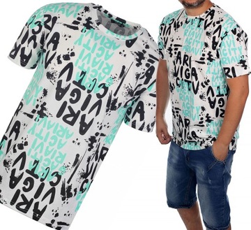 T-SHIRT MĘSKI KOSZULKA NADRUK TS2324_XXL