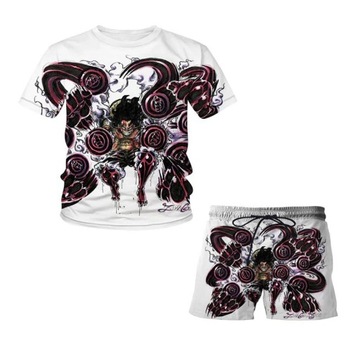 KOMPLET DZIECIĘCY T-SHIRT SPODENKI ONE PIECE