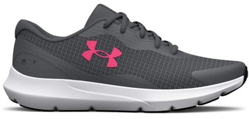 Under Armour Buty UA W Surge 3 3024894-103 Pitch Gray/White/Cerise