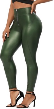 LEGINSY MODELUJĄCE push up ECO SKÓRA rozmiar M
