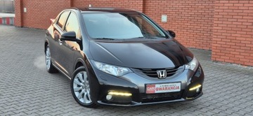 Honda Civic IX Hatchback 5d 1.8 i-VTEC 142KM 2013 Honda Civic 1.8 i Sport 141PS 100% oryginał kamera cof bdb stan Gwarancja!, zdjęcie 1