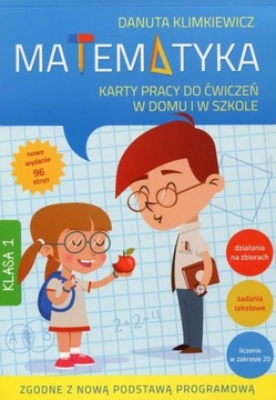 MATEMATYKA 1 KARTY PRACY DO ĆWICZEŃ W DOMU I W...