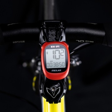 LICZNIK ROWEROWY KOMPUTER GPS PRĘDKOŚCIOMIERZ LCD