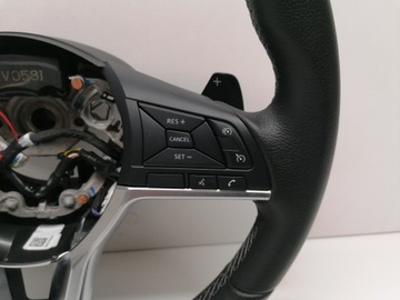 NISSAN JUKE II F16 КОЖАНАЯ НАКЛАДКА РУЛЯ 19-