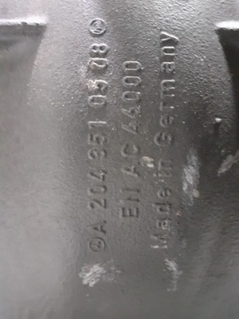 DIFER NÁPRAVA ZADNÍ MERCEDES TŘÍDA E W212 2.2 CDI 2.47