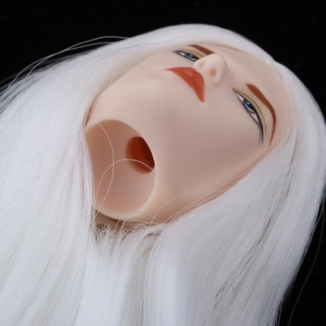 1/6 BJD кукла для макияжа, головы, лепки белых волос