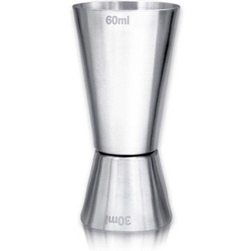 Miarka barmańska dwustronna metalowa do drinków alkoholu Jigger | 30/60ml