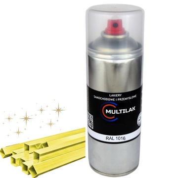 Lakier farba w sprayu do aluminium RAL 1016 Połysk