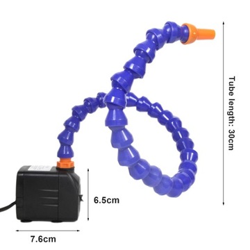 Детский настольный водяной насос с гибкой многосоставной трубкой и регулируемым потоком.