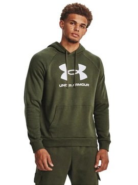 МУЖСКАЯ ТОЛСТОВКА С КАПЮШОНОМ UNDER ARMOR, СПОРТИВНЫЙ ХЛОПОК 1379758