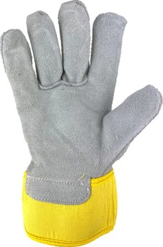 ЗАЩИТНЫЕ РАБОЧИЕ ПЕРЧАТКИ ИЗ СПЛИТХЕНА RINGO PLUS ЖЕЛТЫЕ 4243X