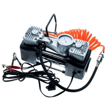 ДВУХПОРШНЕВОЙ АВТОМОБИЛЬНЫЙ КОМПРЕССОР 180ВТ 10БАР АВТОМОБИЛЬНЫЙ НАСОС 12В МЕТАЛЛ
