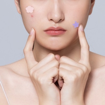 Наклейки от прыщей, звезд, лица