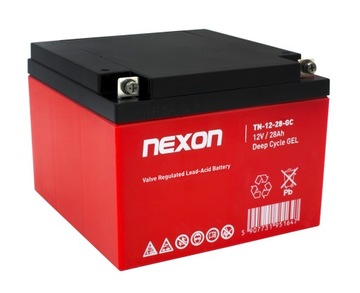 Akumulator Żelowy Nexon 12V 28 Ah (Wymiar 26Ah)
