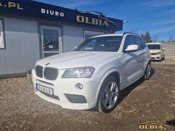 BMW X3 F25 SUV 2.0 20i 184KM 2012 BMW X3 M-Pakiet Xdrive Panorama 2.0 Benzyna 184KM