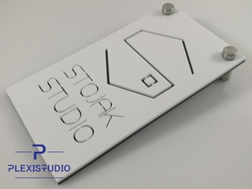 ИНФОРМАЦИОННАЯ ДОСКА PLEXI 3D ОФИСНАЯ ВЫВЕСКА