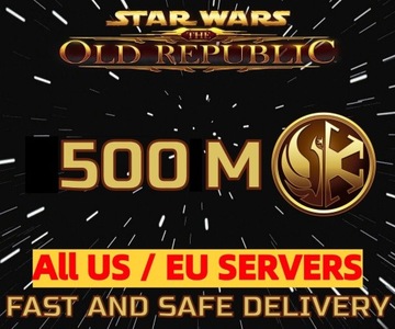 Star Wars The Old Republic SWTOR Kredyty 500MLN