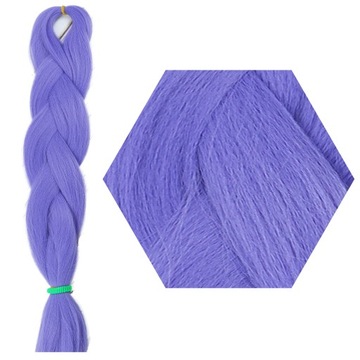 Włosy SYNTETYCZNE do warkoczyków KOLOROWE warkoczyki DOCZEPIANE WŁOSY pasma