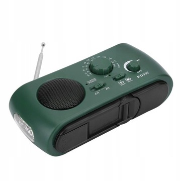 Портативное солнечное радио AM FM SOS USB LED