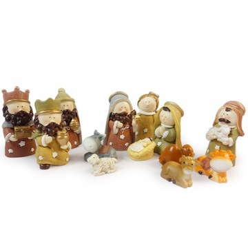 SZOPKA BOŻONARODZENIOWA - KOMPLET 13 FIGUREK