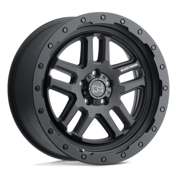 Felga alu 17x8 6x130 ET 38 BLACK RHINO