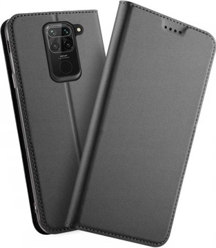 ETUI FLIP CASE DO XIAOMI REDMI NOTE 9 + SZKŁO
