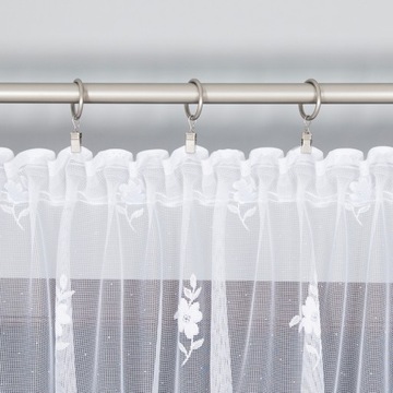 ЖАККАРДОВАЯ ШТОРА ПО МЕТРАМ С ЦВЕТАМИ, ВЫСОТА 250 СМ