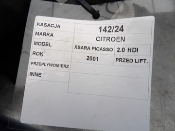CITROEN XSARA PICASSO VÁHA VZDUCHU 9628336380 5WK9623