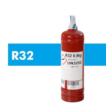Czynnik chłodniczy R32 0.8kg z butlą i zaworem