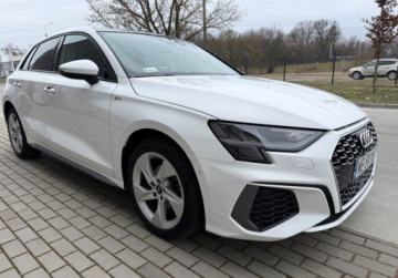 Audi A3 8Y 2022 Audi A3 Sportback salon PL FV VAT 23 S Line panorama 1.5 Hybryda, zdjęcie 9