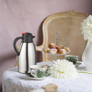 Термос 2 литра, изолированный кофейник Чай