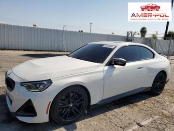 BMW Seria 2 G42-U06 2023 BMW Seria 2 2023, 3.0L, M240I, od ubezpieczalni 3.0 Benzyna 382KM