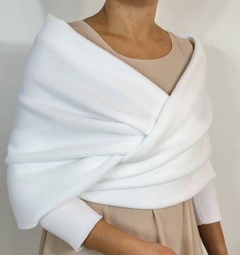 СВАДЕБНЫЙ ПАЛАТИН, болеро, платок, платок, Р-38, белый