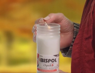Wkłady do zniczy olejowe 10 sztuk WO8 białe 8 dni wysokie wkłady na grób