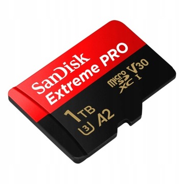 SanDisk microSDXC Extreme Pro 1TB 200/140 MB/s A2 V30 UHS-I U3 (SDSQXCD-1T0