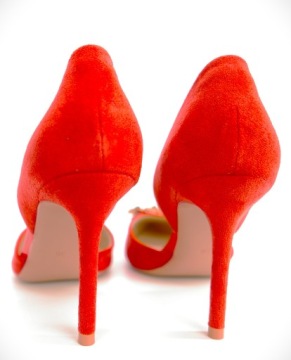 MOLO ОРАНЖЕВЫЕ ЗАМШЕВЫЕ ТУФЛИ С ДЕКОРАТИВОМ R36