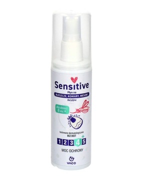 VACO Sensitive płyn na komary Ikarydyna 10% 80 ml
