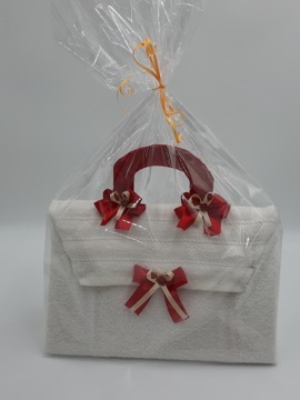 Torebka z ręcznika GRENO roz.70x130 + haft