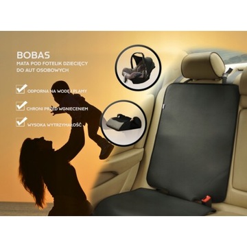 Толстый коврик на автокресло с ISOFIX